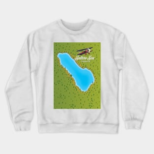 Salton Sea California map Crewneck Sweatshirt